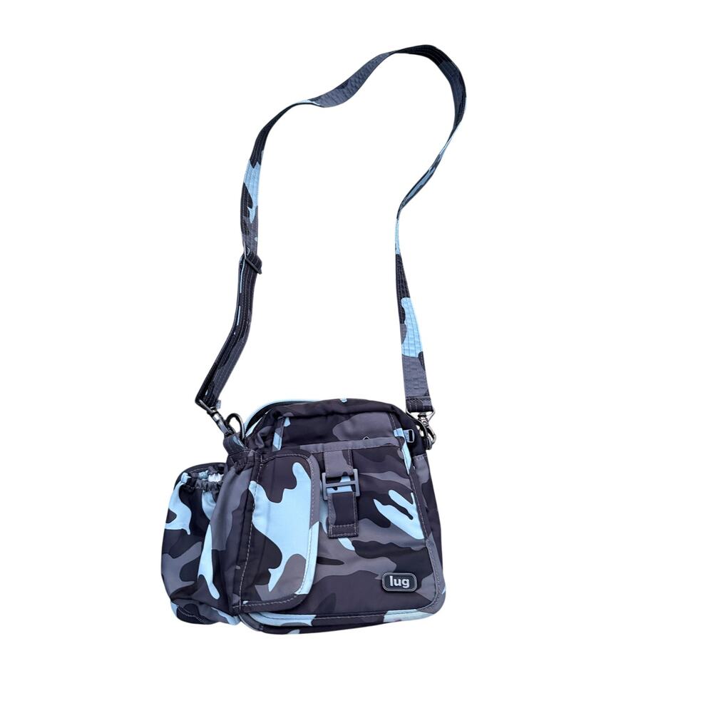 Lug Can Can Camo Print Convertible Crossbody Bag